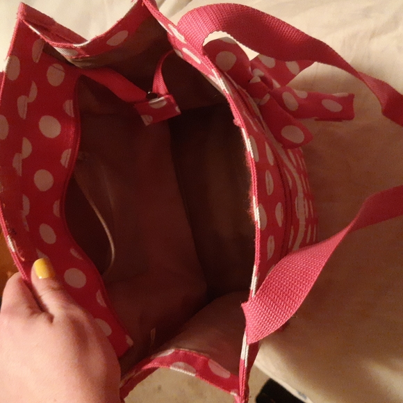 Polka Dot Tote Bag - Picture 4 of 5